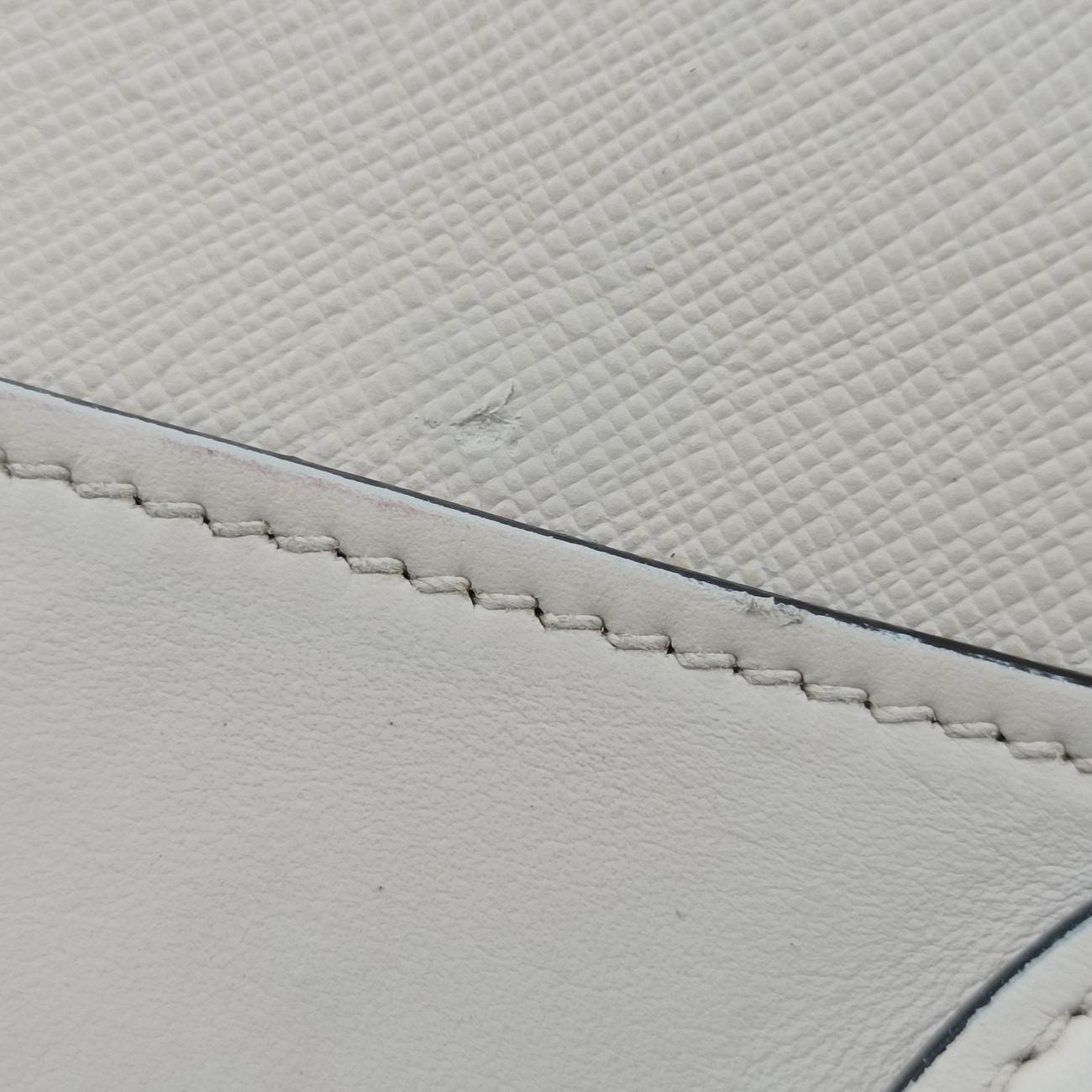 EsplanadeWhiteSAFFIANO Leather1BA045117 Xエスプラナードホワイトサフィアーノレザー1BA045117 X