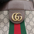 Ophidiabrown×red×greenPVC coated canvas x leather519335I024381385オフィディアブラウン×レッド×グリーンPVCコーティングキャンバス×レザー519335I024381385