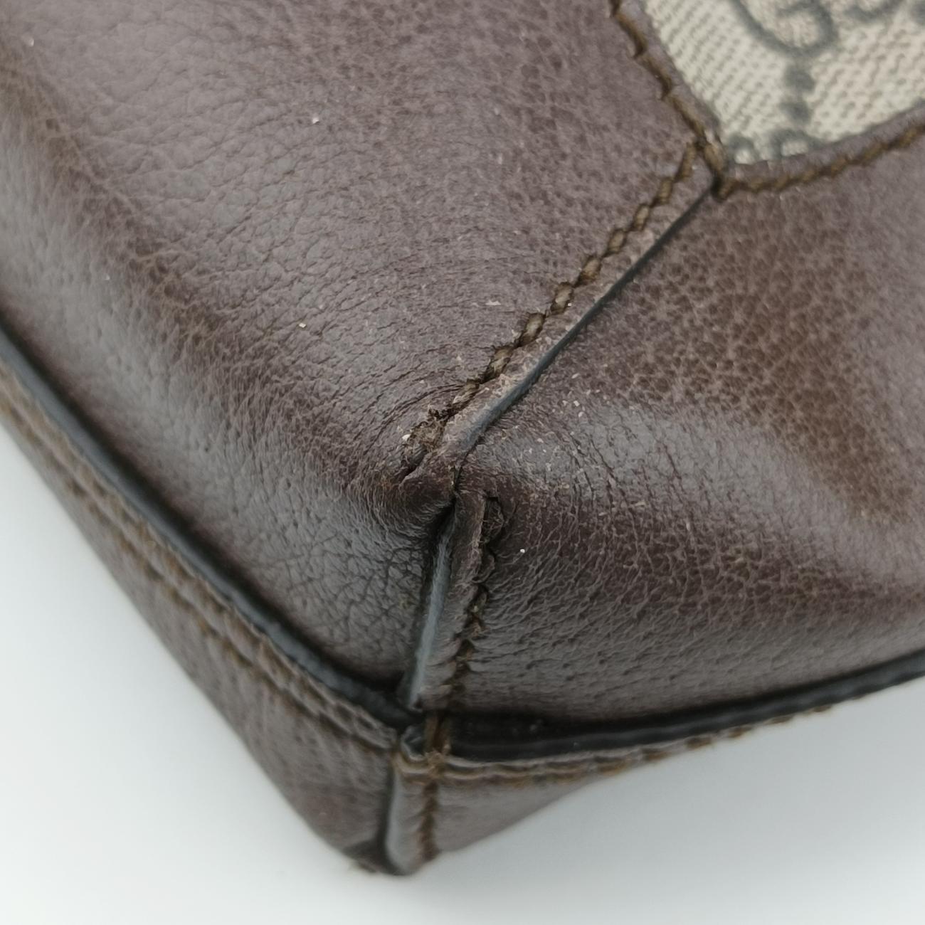 Ophidiabrown×red×greenPVC coated canvas x leather519335I024381385オフィディアブラウン×レッド×グリーンPVCコーティングキャンバス×レザー519335I024381385