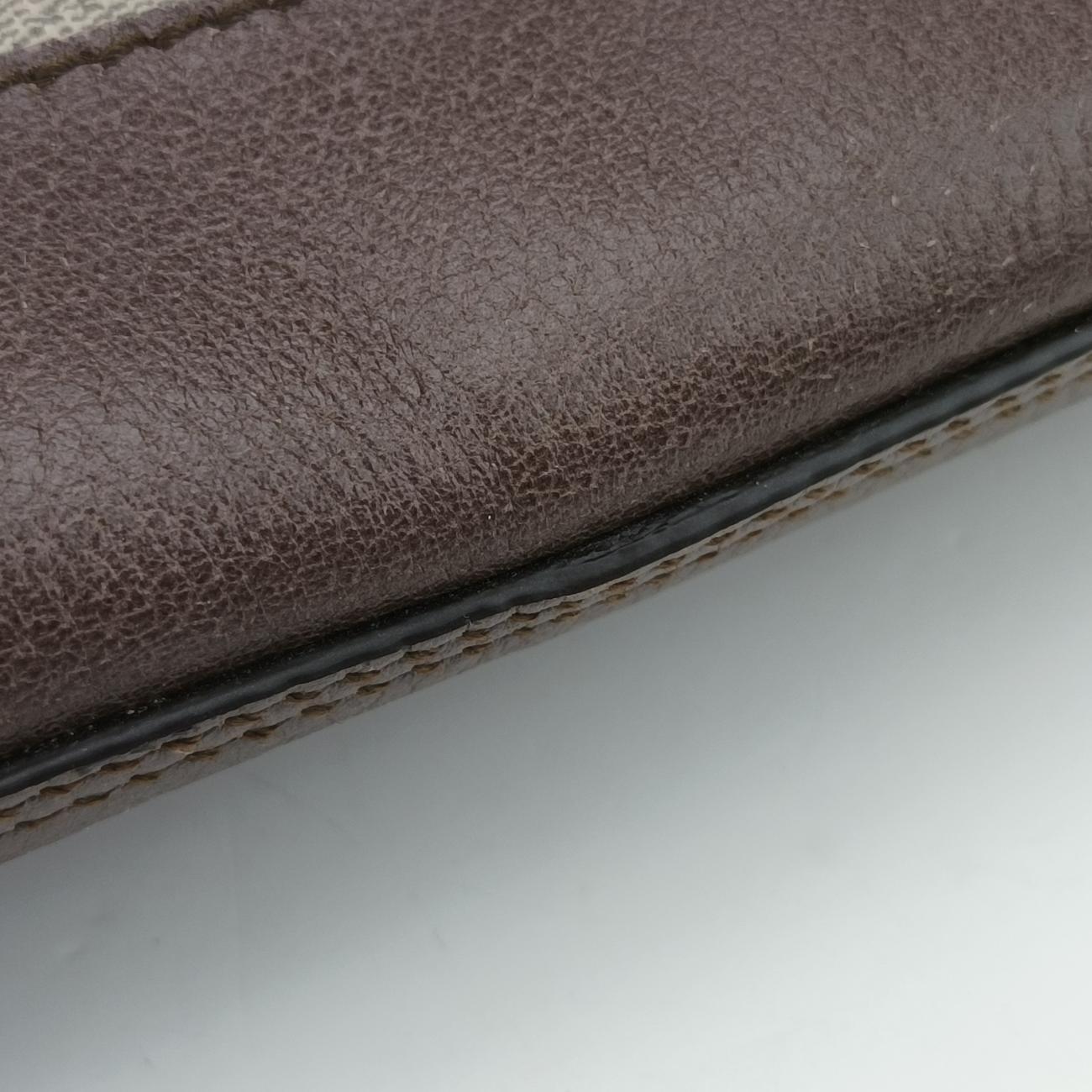Ophidiabrown×red×greenPVC coated canvas x leather519335I024381385オフィディアブラウン×レッド×グリーンPVCコーティングキャンバス×レザー519335I024381385