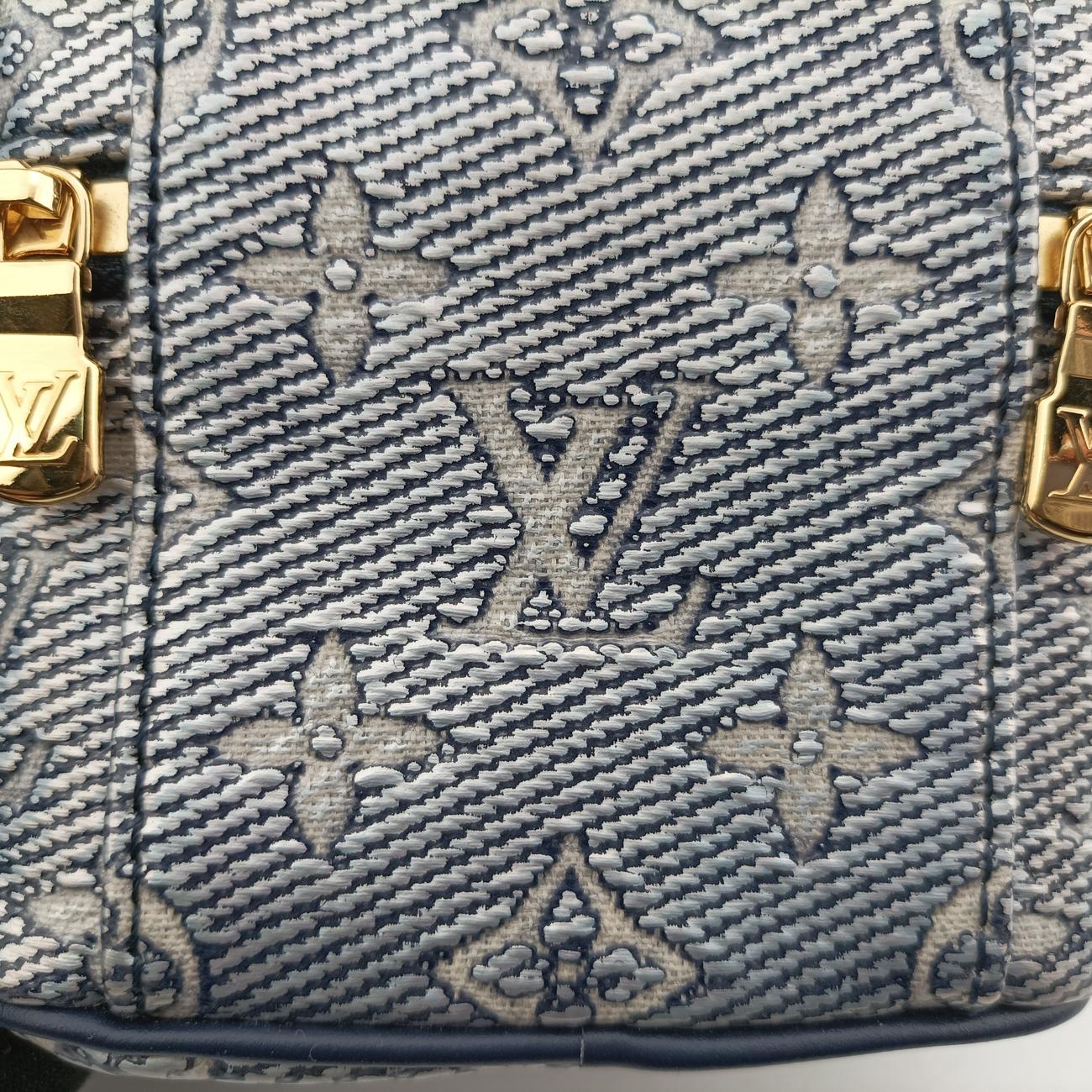 Micro VanityGray x BlueMONOGRAM JACQUARD DENIMM82467ICチップマイクロ バニティグレー×ブルーモノグラム ジャカード デニムM82467ICチップ