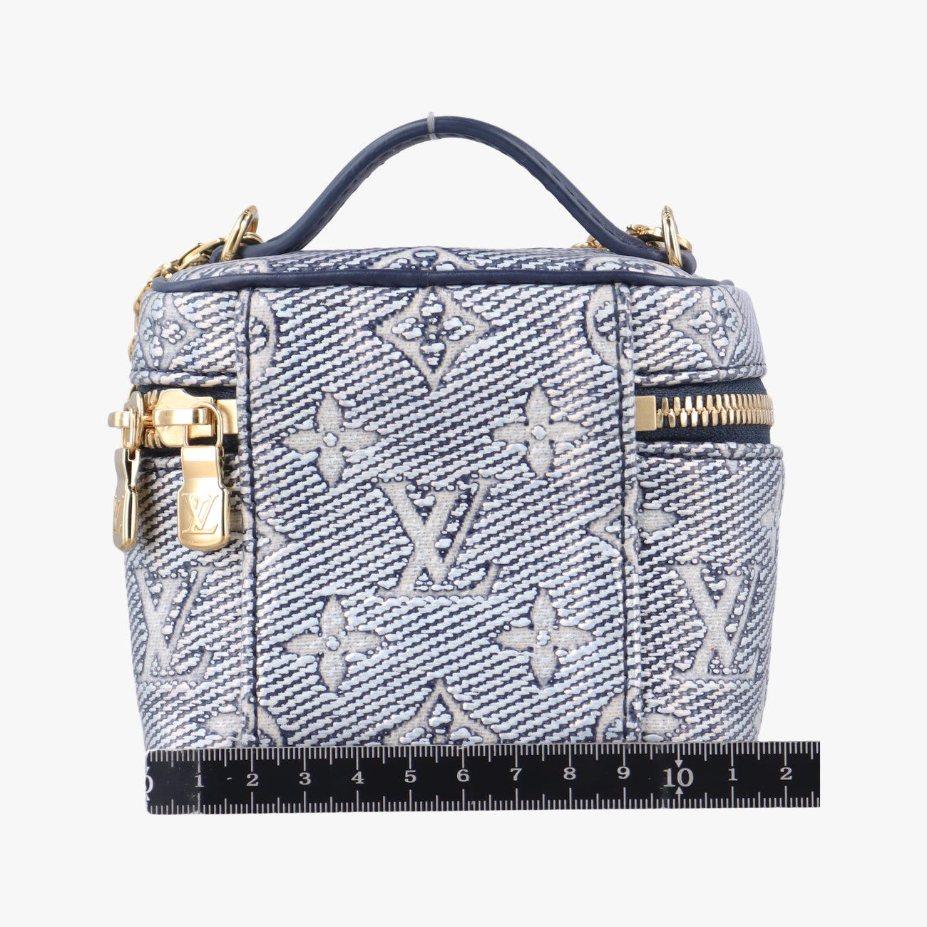 Micro VanityGray x BlueMONOGRAM JACQUARD DENIMM82467ICチップマイクロ バニティグレー×ブルーモノグラム ジャカード デニムM82467ICチップ
