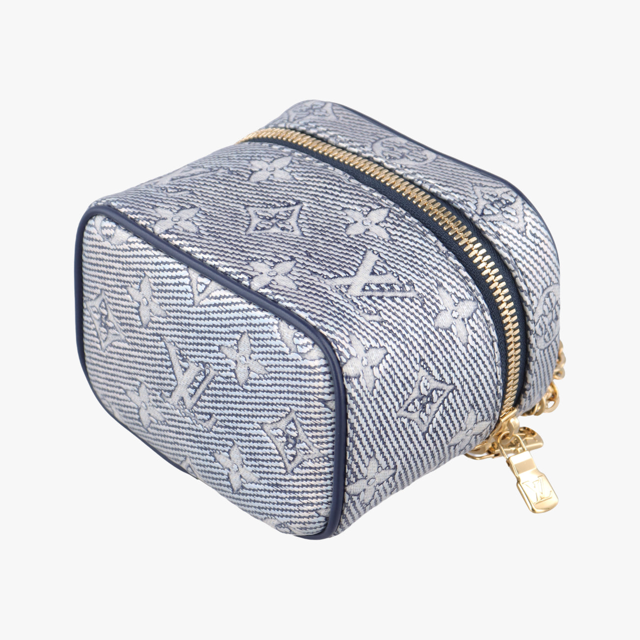 Micro VanityGray x BlueMONOGRAM JACQUARD DENIMM82467ICチップマイクロ バニティグレー×ブルーモノグラム ジャカード デニムM82467ICチップ