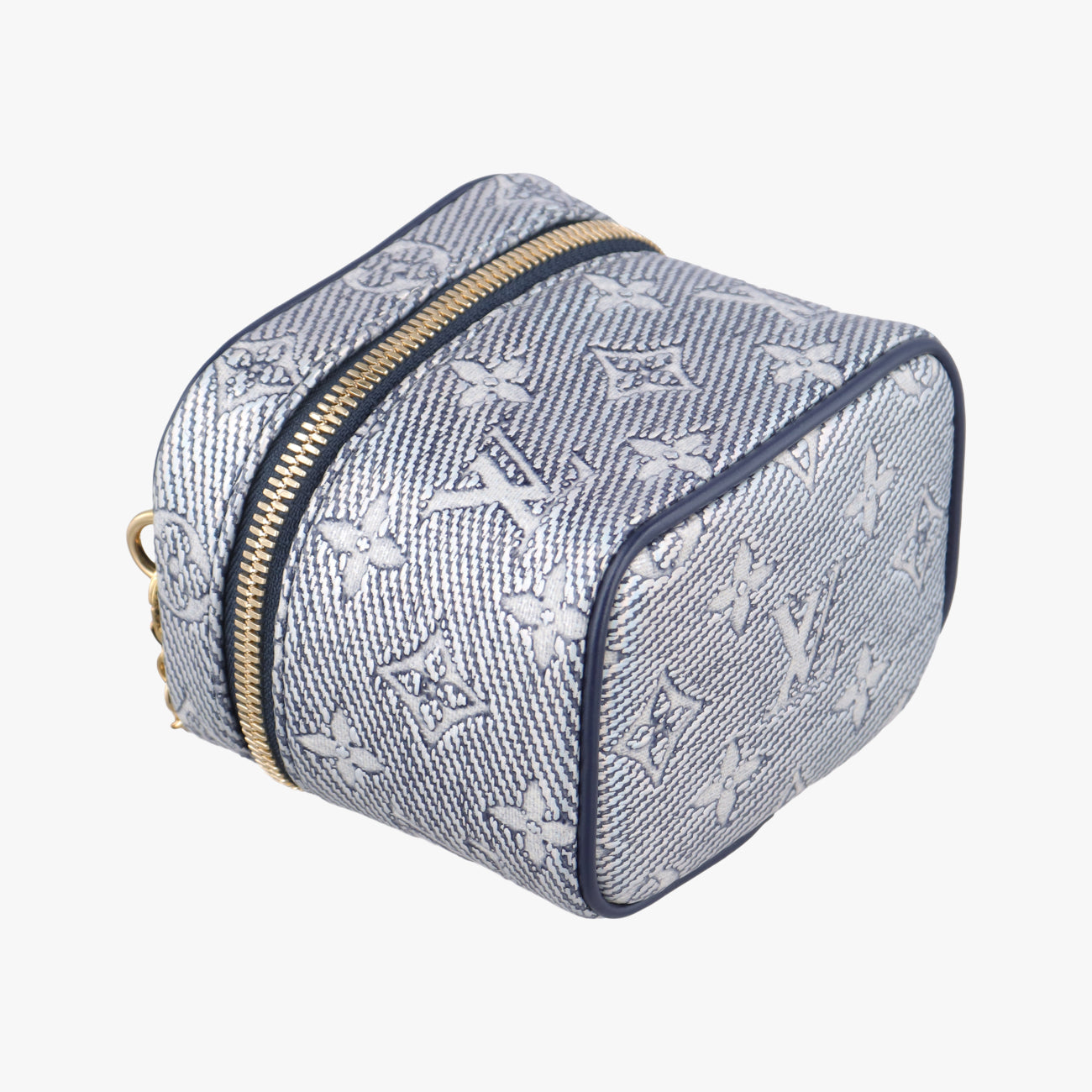 Micro VanityGray x BlueMONOGRAM JACQUARD DENIMM82467ICチップマイクロ バニティグレー×ブルーモノグラム ジャカード デニムM82467ICチップ