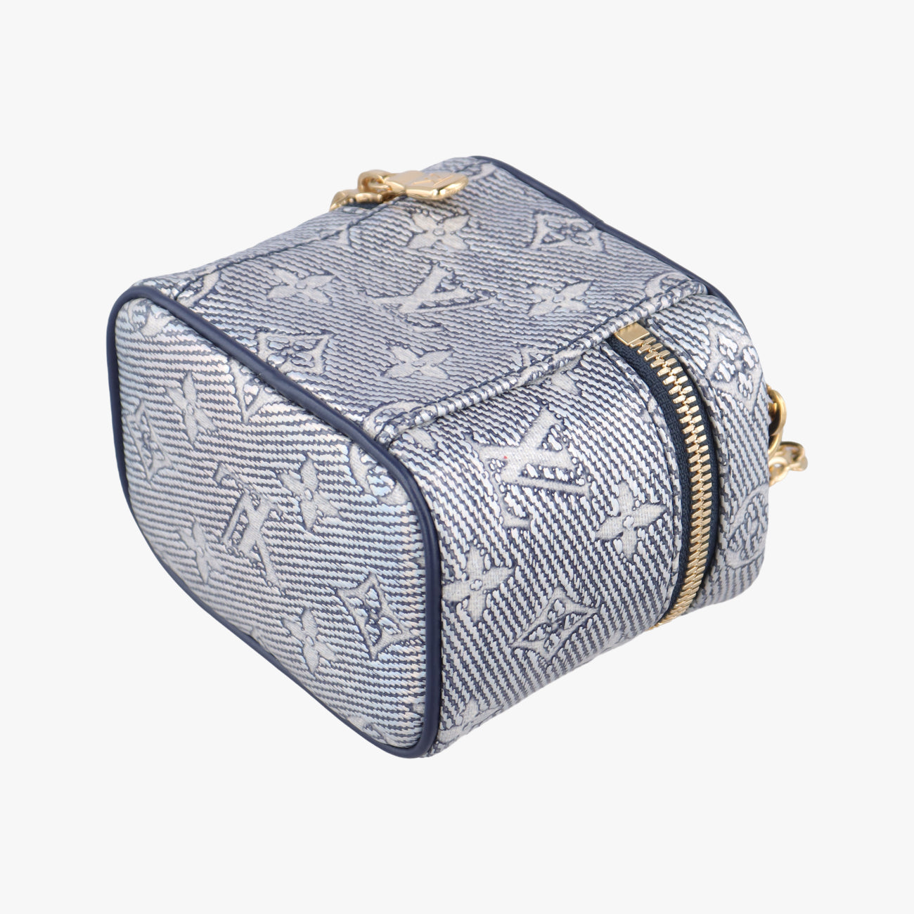 Micro VanityGray x BlueMONOGRAM JACQUARD DENIMM82467ICチップマイクロ バニティグレー×ブルーモノグラム ジャカード デニムM82467ICチップ