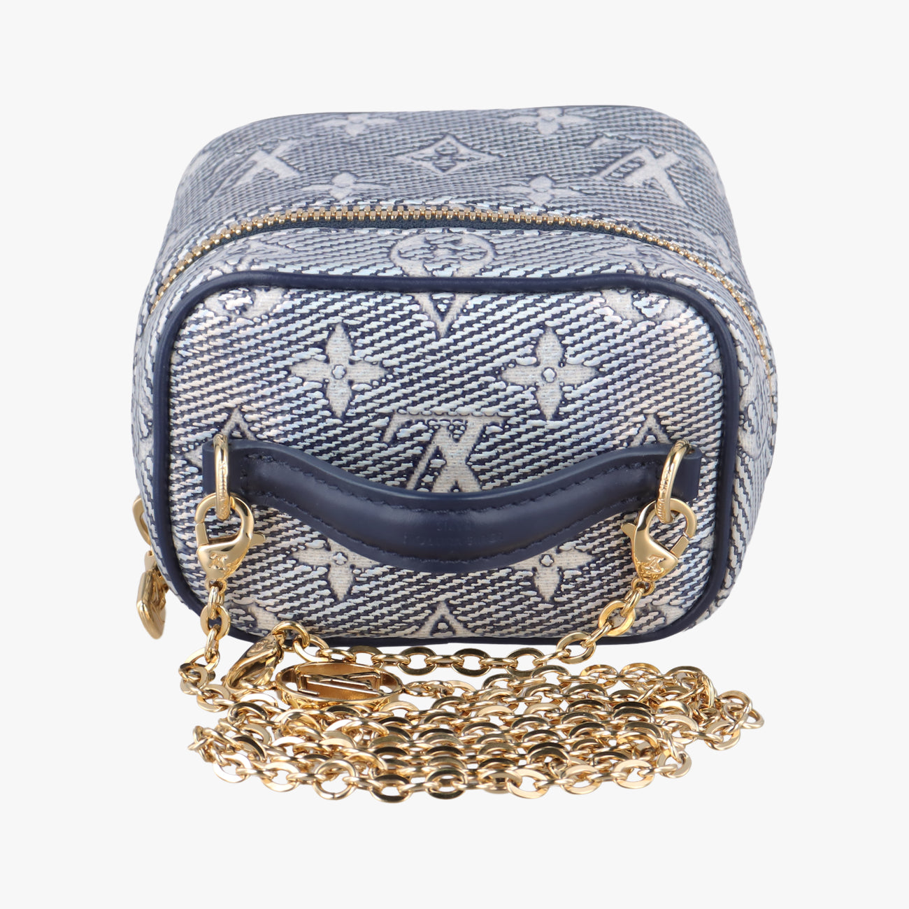 Micro VanityGray x BlueMONOGRAM JACQUARD DENIMM82467ICチップマイクロ バニティグレー×ブルーモノグラム ジャカード デニムM82467ICチップ