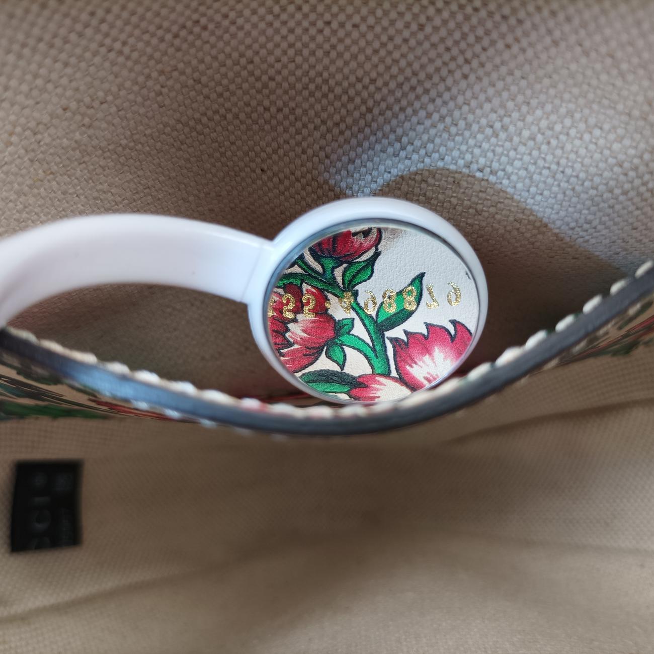 GG Marmont Flower Print HeartMulticolourLeather740355A040805967GGマーモント フラワー プリント ハートマルチカラーレザー740355A040805967
