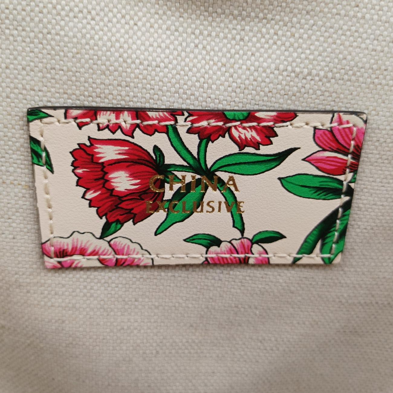 GG Marmont Flower Print HeartMulticolourLeather740355A040805967GGマーモント フラワー プリント ハートマルチカラーレザー740355A040805967