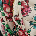 GG Marmont Flower Print HeartMulticolourLeather740355A040805967GGマーモント フラワー プリント ハートマルチカラーレザー740355A040805967