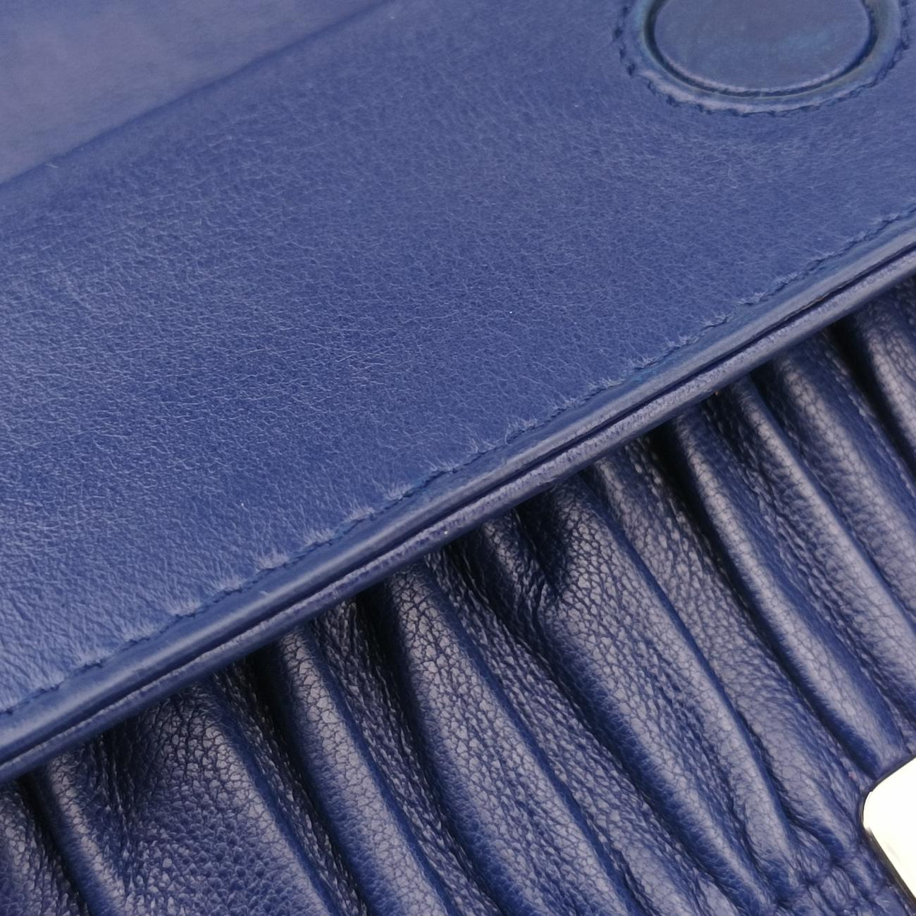Nappa GaufretteNavyLeather10 113ナッパゴーフルネイビーレザー10 113