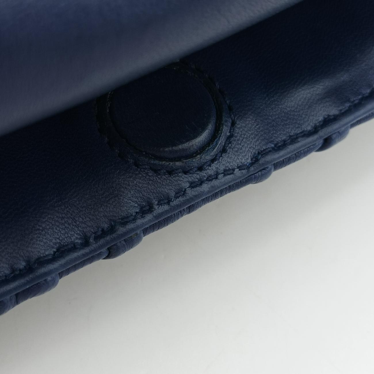 Nappa GaufretteNavyLeather10 113ナッパゴーフルネイビーレザー10 113