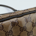 Microguccissima domeBrownPVC coated canvas341504H018311807マイクログッチシマブラウンPVCコーティングキャンバス341504H018311807
