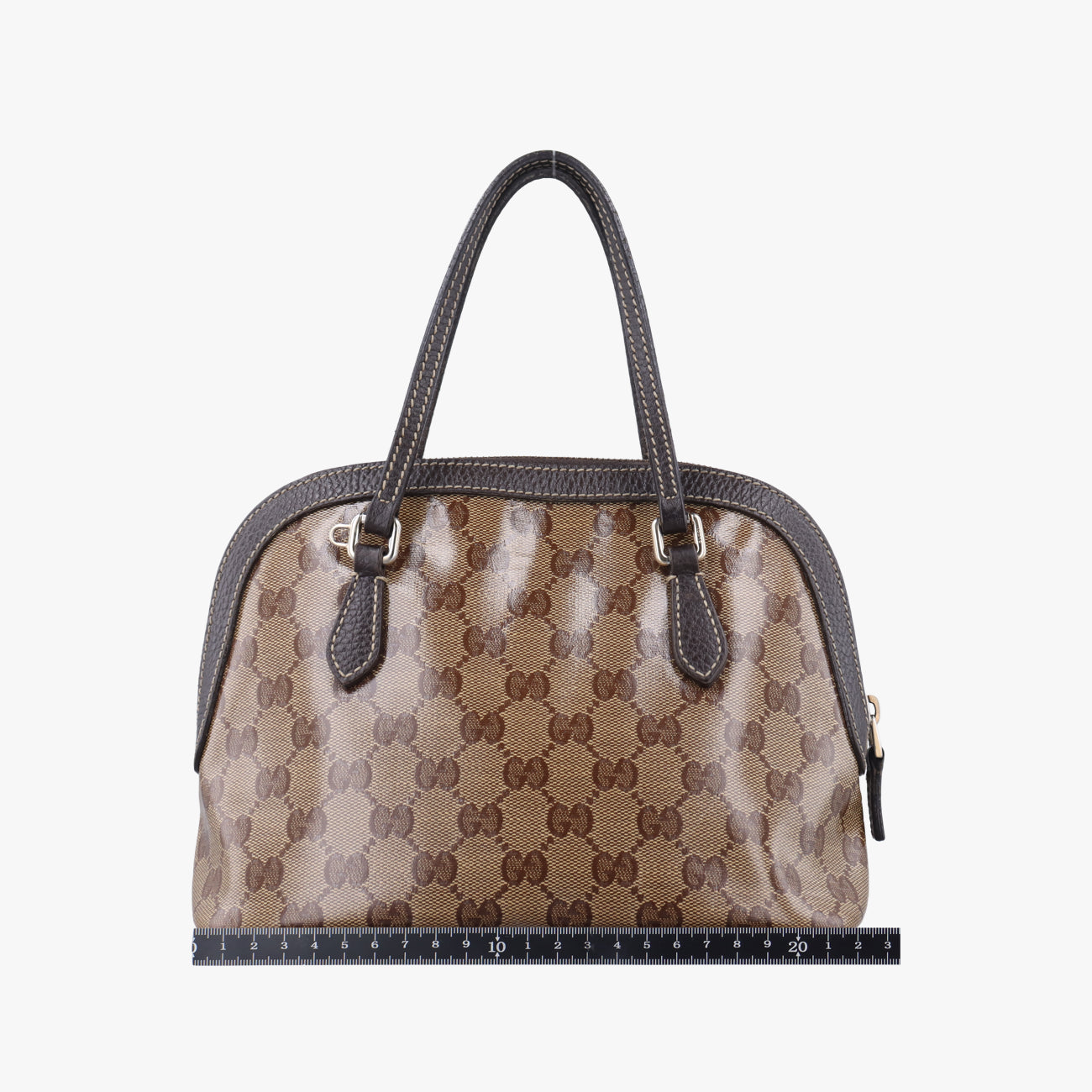 Microguccissima domeBrownPVC coated canvas341504H018311807マイクログッチシマブラウンPVCコーティングキャンバス341504H018311807