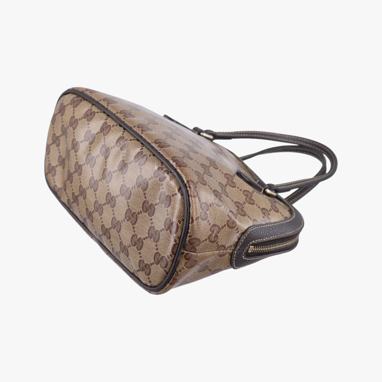 Microguccissima domeBrownPVC coated canvas341504H018311807マイクログッチシマブラウンPVCコーティングキャンバス341504H018311807