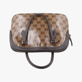 Microguccissima domeBrownPVC coated canvas341504H018311807マイクログッチシマブラウンPVCコーティングキャンバス341504H018311807