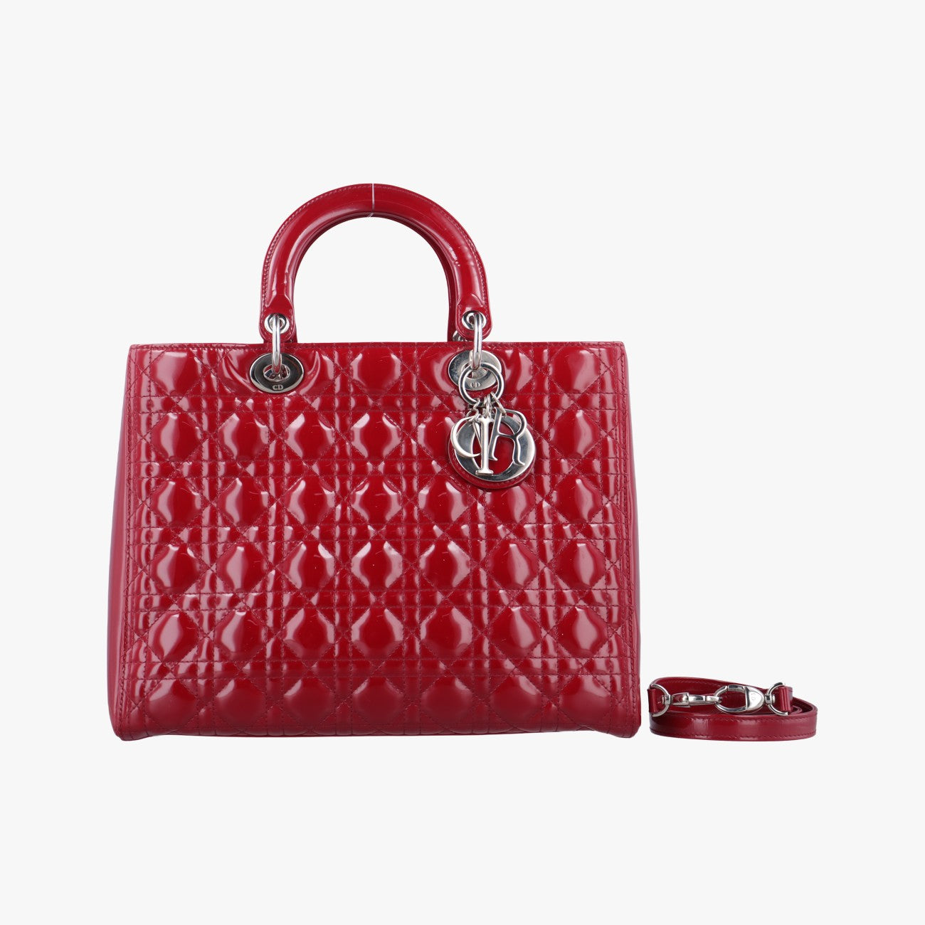 Lady DiorRedPatent15-BO-0134レディディオールレッドパテント15-BO-0134