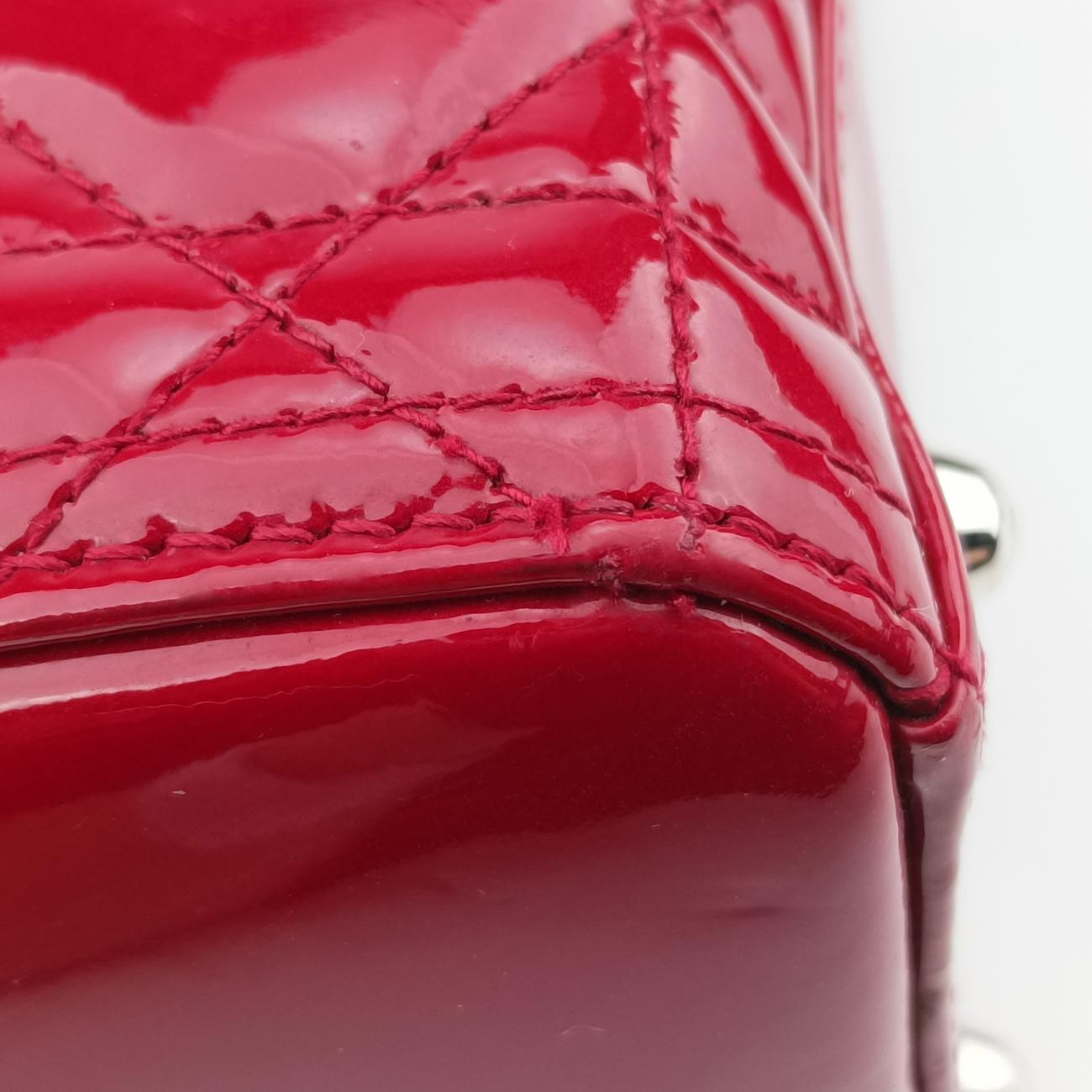 Lady DiorRedPatent15-BO-0134レディディオールレッドパテント15-BO-0134