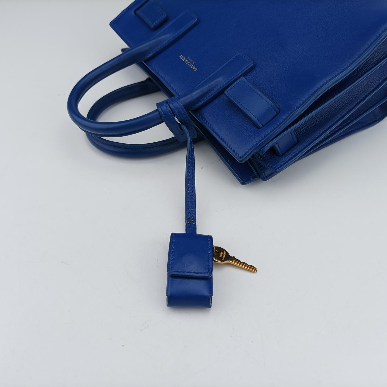 SAC DE JOURBlueLeather340778ARS340778.0114サックドジュールナノブルーレザー340778ARS340778.0114