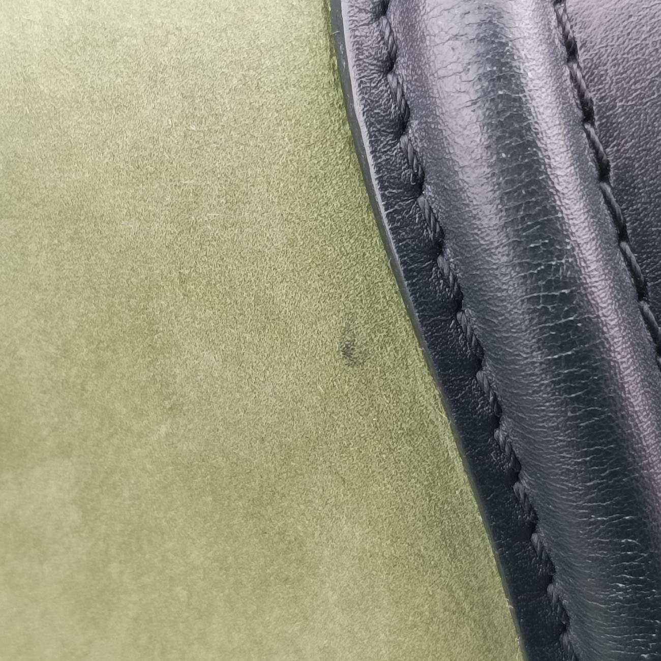 Luggage Mini ShopperBlack x Green x GrayLeather&suedeF-AT-0132 F-PA-0142ラゲージミニショッパーブラック×グリーン×グレーレザー&スエード F-AT-0132 F-PA-0142