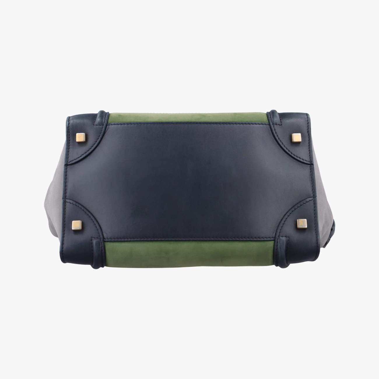Luggage Mini ShopperBlack x Green x GrayLeather&suedeF-AT-0132 F-PA-0142ラゲージミニショッパーブラック×グリーン×グレーレザー&スエード F-AT-0132 F-PA-0142
