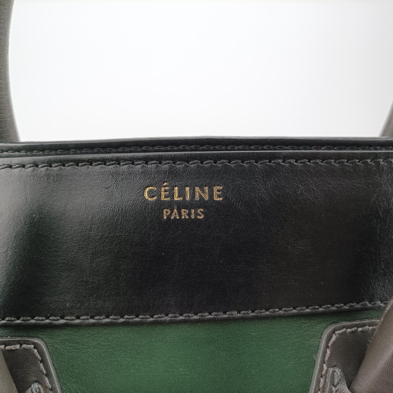 Luggage Mini ShopperGreen×blackLeatherF-AT-0171 F-MM-0181ラゲージミニショッパーグリーン×ブラックレザーF-AT-0171 F-MM-0181