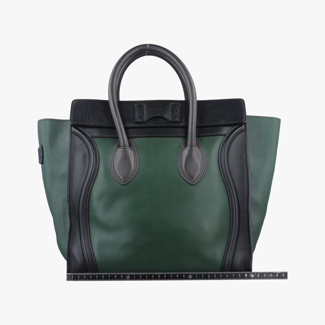 Luggage Mini ShopperGreen×blackLeatherF-AT-0171 F-MM-0181ラゲージミニショッパーグリーン×ブラックレザーF-AT-0171 F-MM-0181