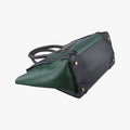 Luggage Mini ShopperGreen×blackLeatherF-AT-0171 F-MM-0181ラゲージミニショッパーグリーン×ブラックレザーF-AT-0171 F-MM-0181