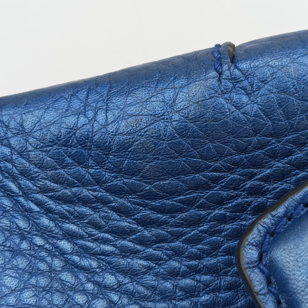 BAMBOO Nouveau Fringe TasselBlueLeather52504D015861956バンブー ヌーボー フリンジ タッセルブルーレザー52504D015861956