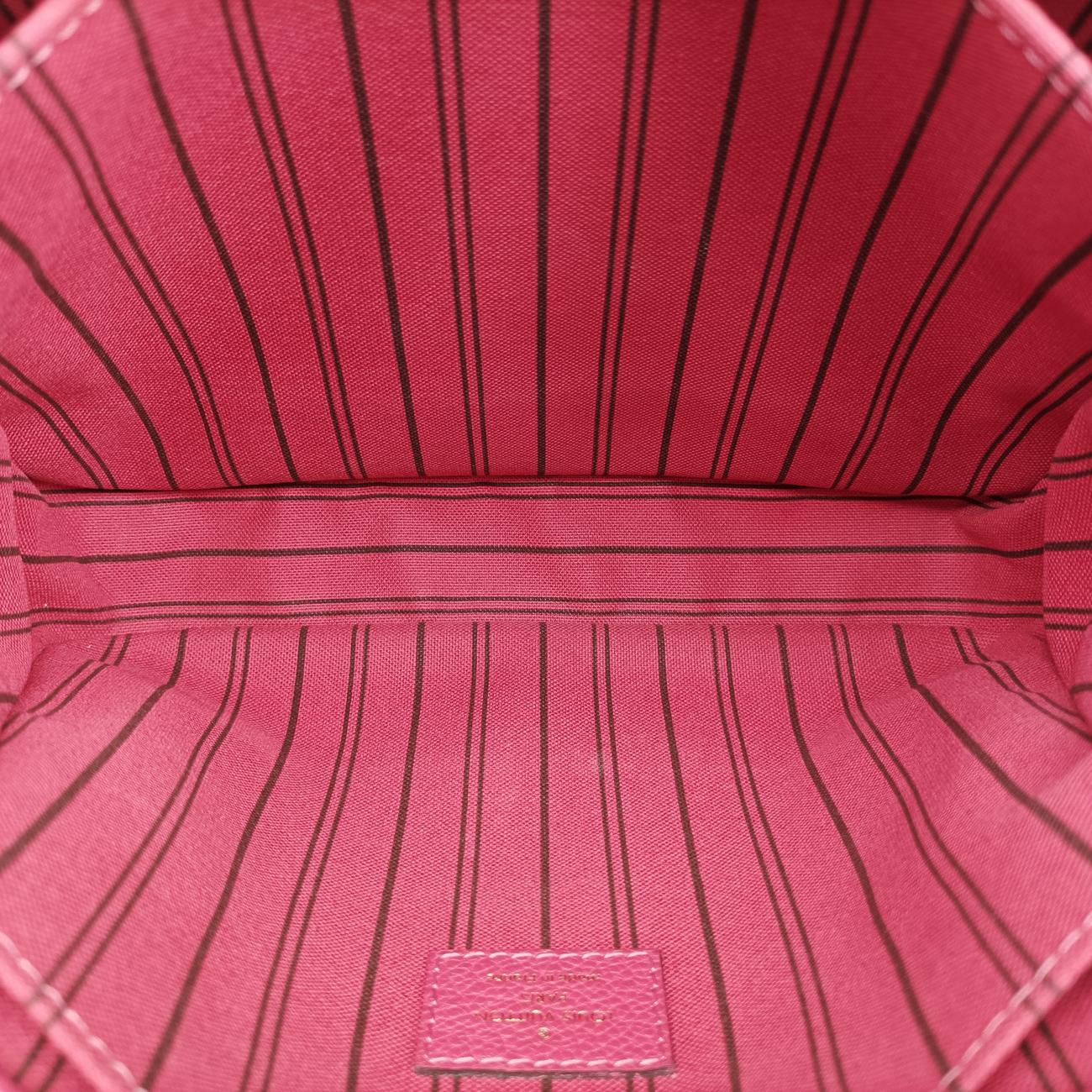 Pochette MeTIS MMRose Luiere (Mauve Pink)Monogram EmpreinteM43737AR3107ポシェットメティスMMローズリュイエール（モーヴ系ピンク）モノグラム アンプラントM43737AR3107