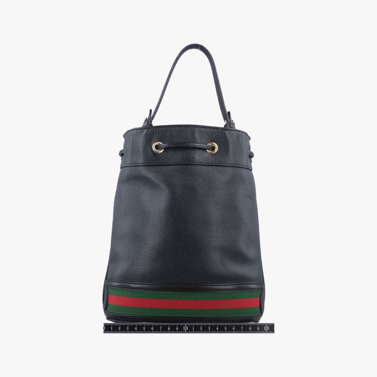 Small Ophidia BucketBlack×Red×GreenLeather610846C0311033913オフィディア スモール バケットブラック×レッド×グレーンレザー610846C0311033913