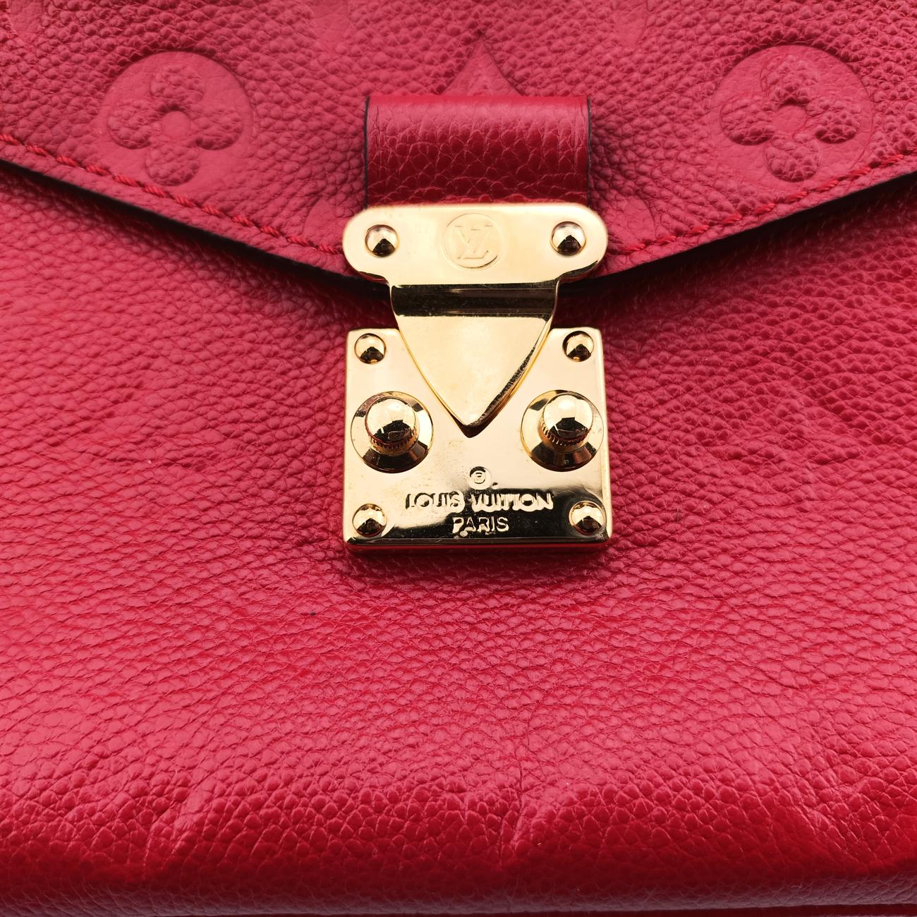 Pochette MeTIS MMScarlet RedMonogram EmpreinteM44155AR1188ポシェットメティスMMスカーレットモノグラム アンプラントM44155AR1188