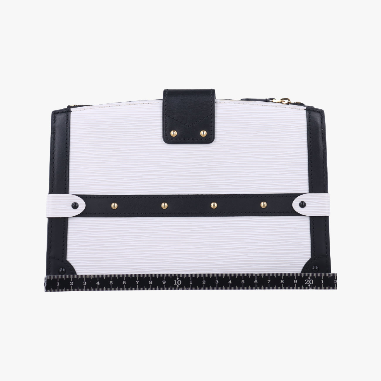 Trunk clutchWhite x BlackLeather x EpiM52151DU3119トランククラッチホワイト×ブラックレザーｘエピM52151DU3119