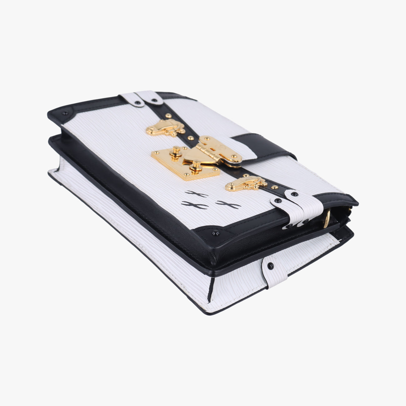 Trunk clutchWhite x BlackLeather x EpiM52151DU3119トランククラッチホワイト×ブラックレザーｘエピM52151DU3119