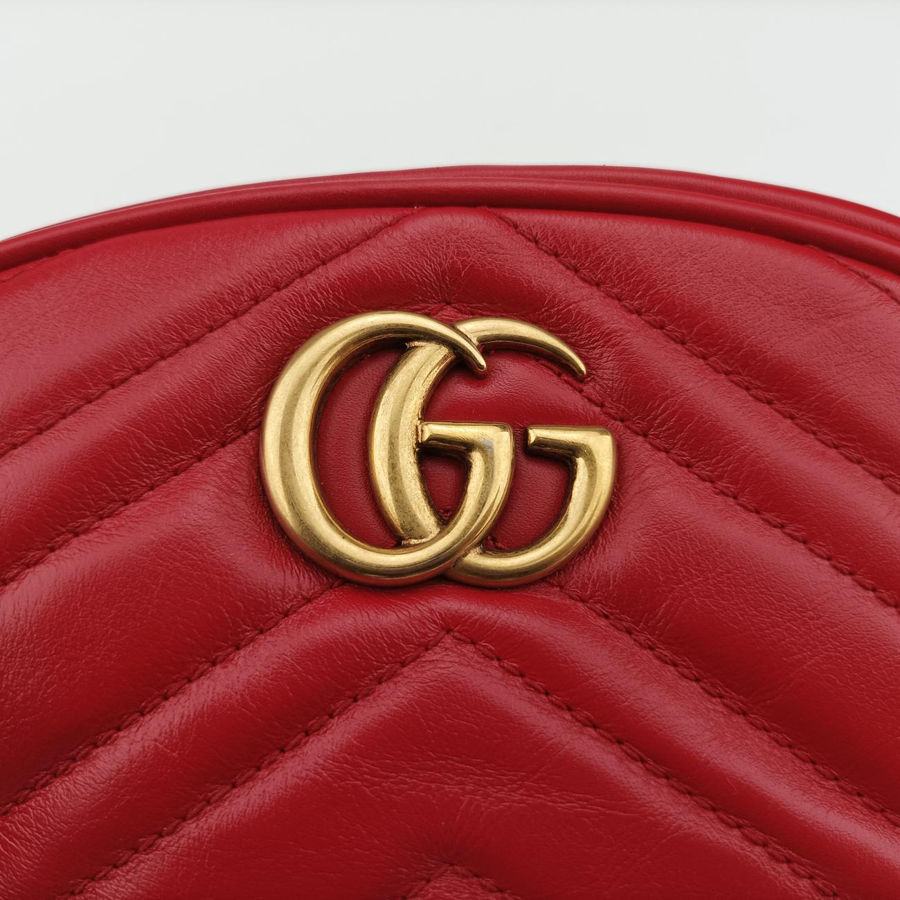 GG MarmontRedLeather476434G022275536GGマーモントレッドレザー476434G022275536