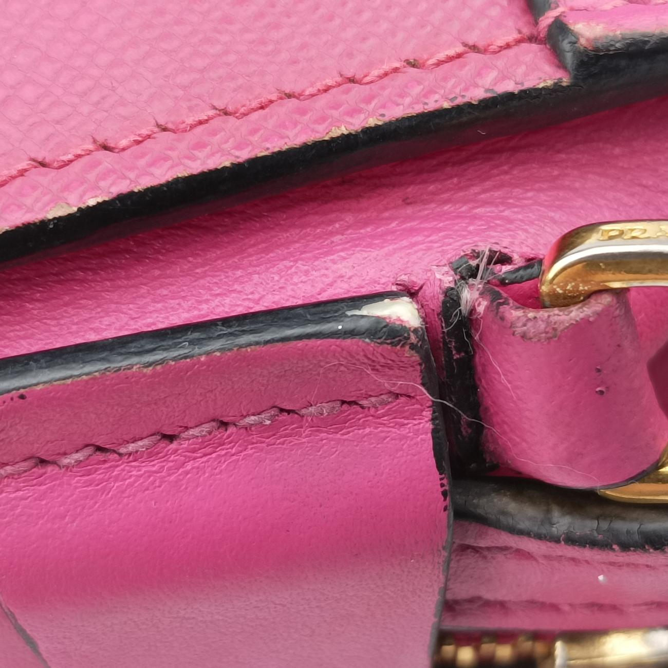 EsplanadeRose RedSAFFIANO Leather1BH043117 Fエスプラナードローズ レッドサフィアーノレザー1BH043117 F