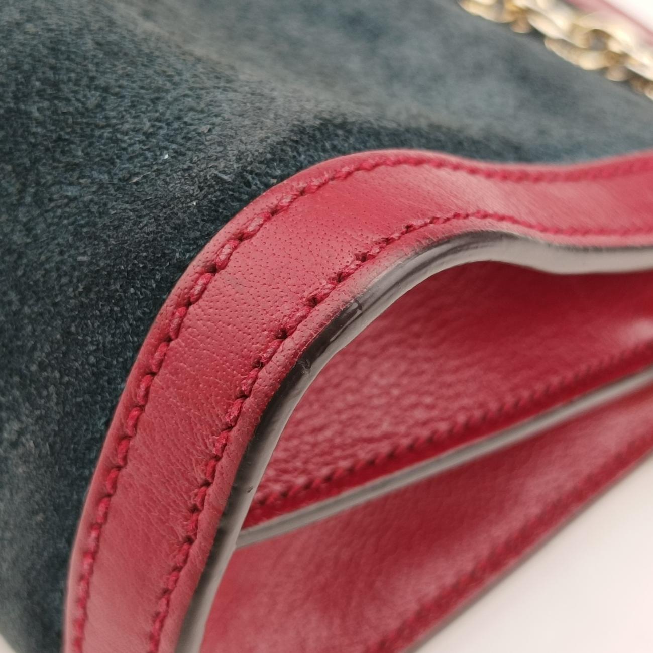 OphidiaBlue×redSuede x leather503877F025930743オフィディアブルー×レッドスエード×レザー503877F025930743