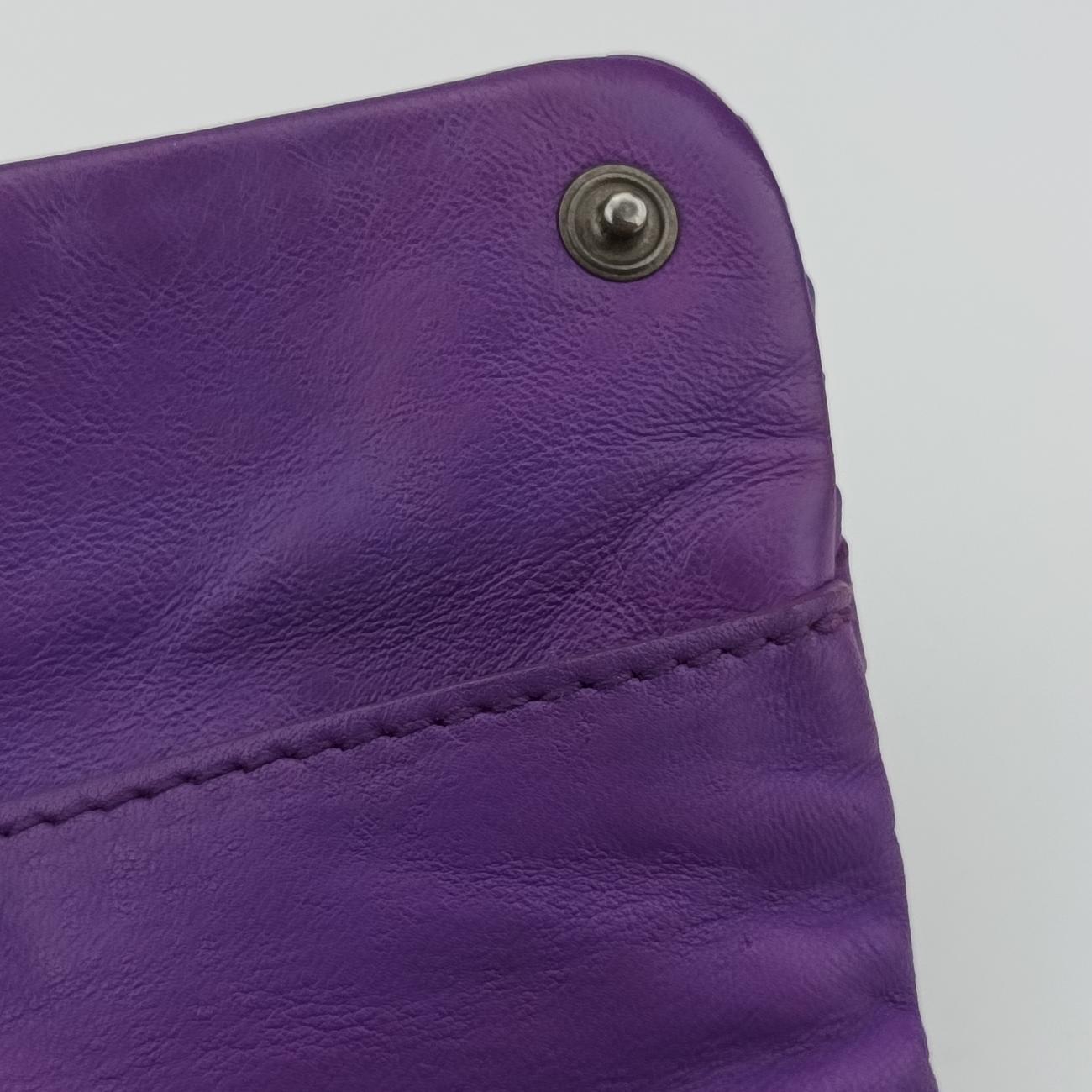 IntrecciatoPurplelambskinB04170262RイントレチャートパープルラムスキンB04170262R