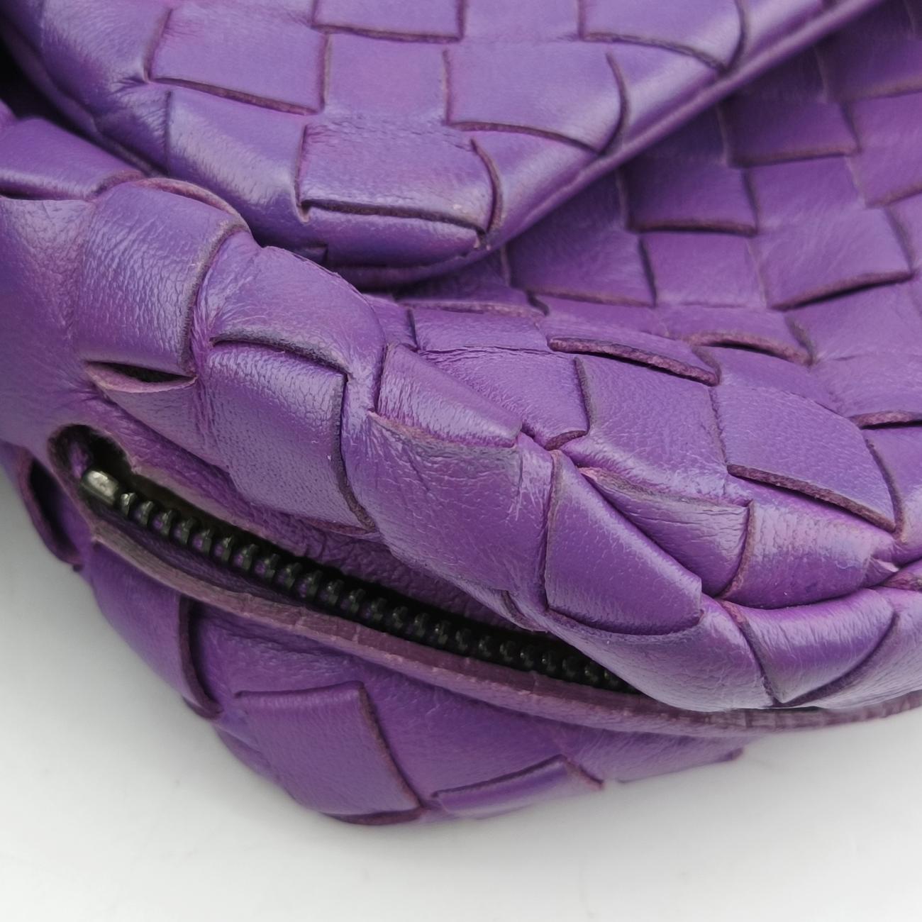 IntrecciatoPurplelambskinB04170262RイントレチャートパープルラムスキンB04170262R