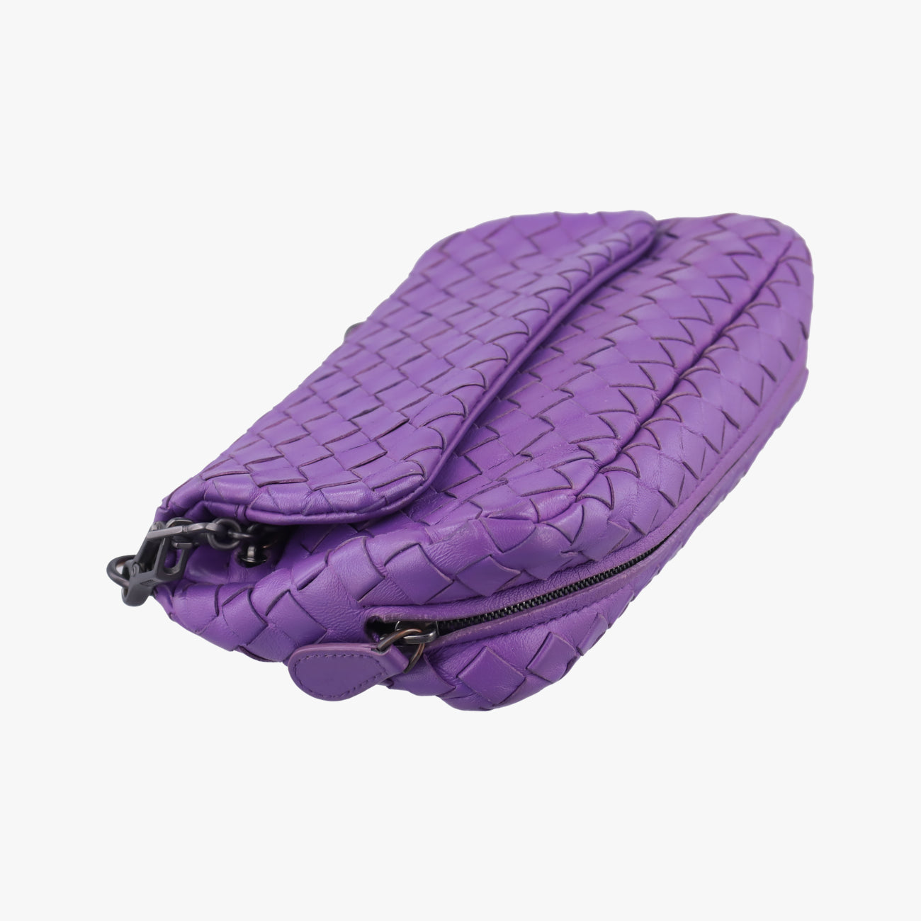 IntrecciatoPurplelambskinB04170262RイントレチャートパープルラムスキンB04170262R