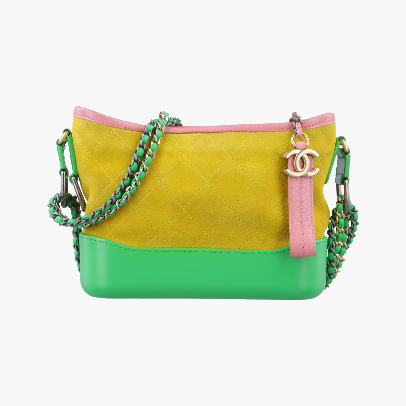 GABRIELLEYellow x Green x PinkLeather×SuedeA9181023710780ガブリエルイエロー×グリーン×ピンクレザー×スエードA9181023710780