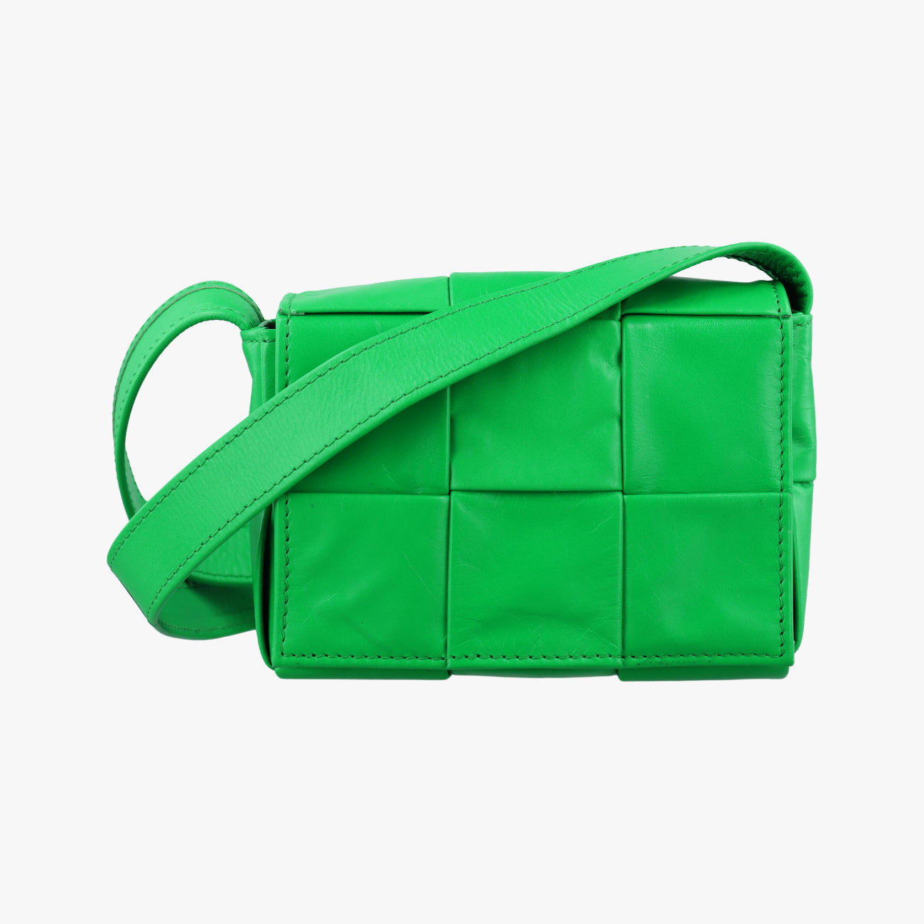 candy cassetteGreenlambskinP01031923Pキャンディ カセットグリーンラムスキンP01031923P