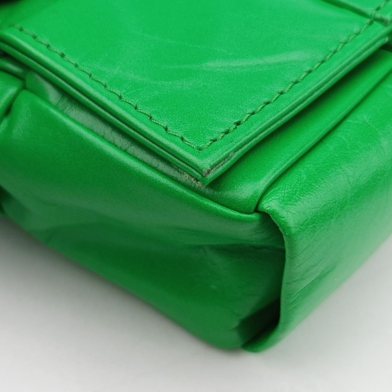 candy cassetteGreenlambskinP01031923Pキャンディ カセットグリーンラムスキンP01031923P