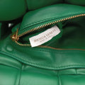 Padded CassetteGreenlambskinB09363002Wパデッド カセットグリーンラムスキンB09363002W