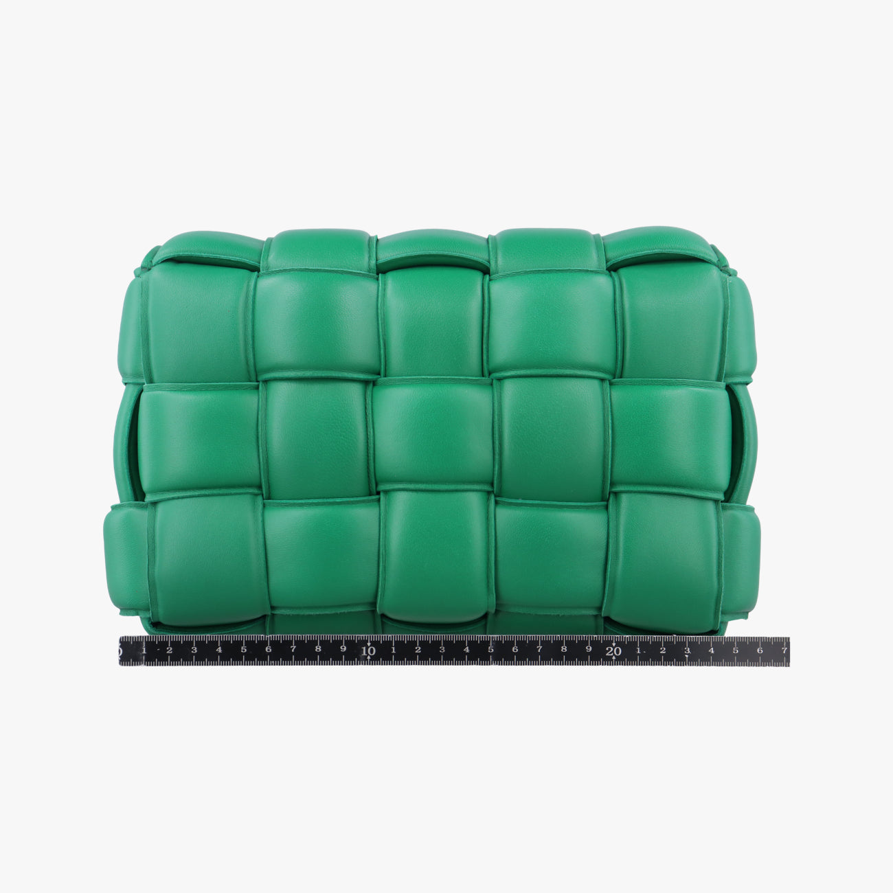 Padded CassetteGreenlambskinB09363002Wパデッド カセットグリーンラムスキンB09363002W