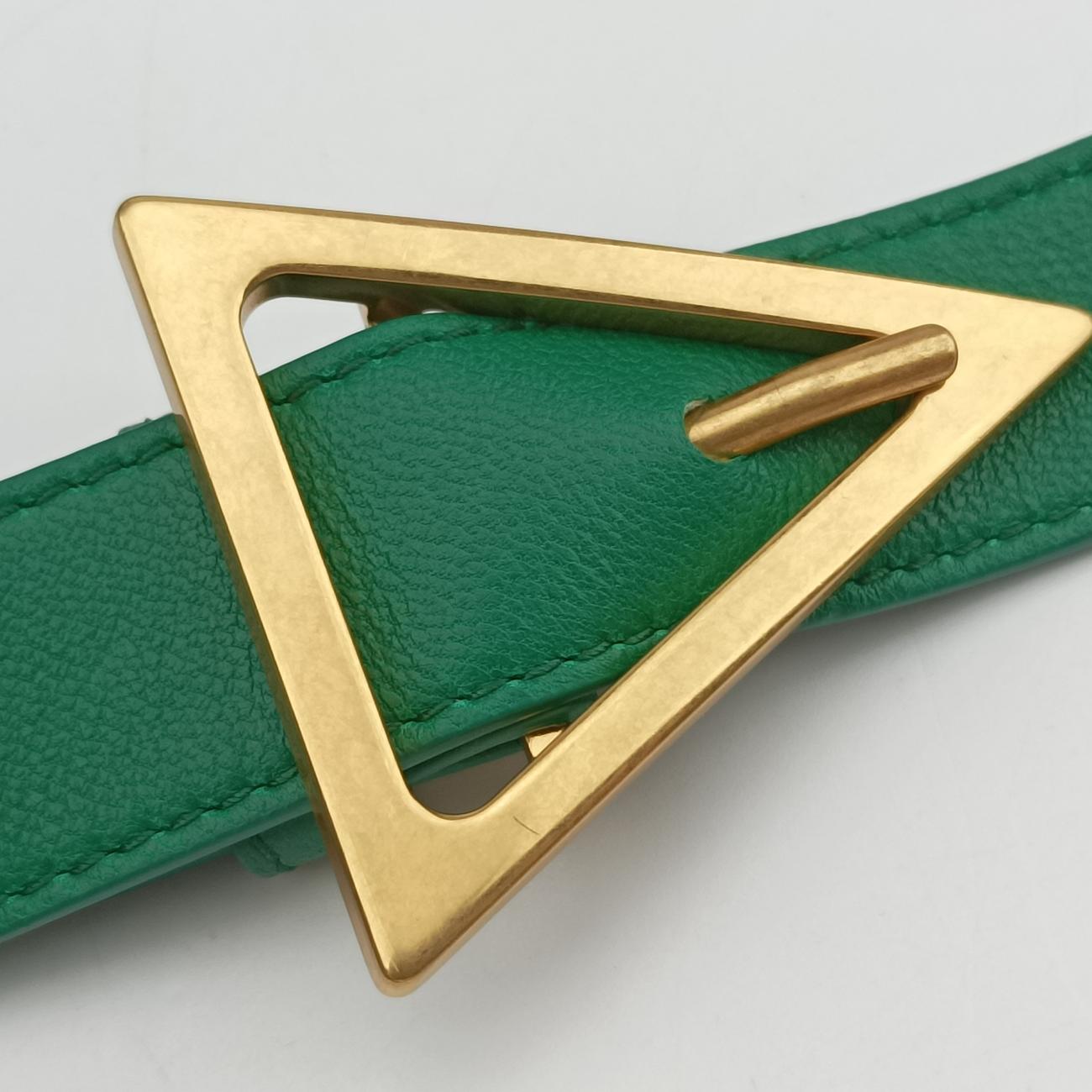 Padded CassetteGreenlambskinB09363002Wパデッド カセットグリーンラムスキンB09363002W