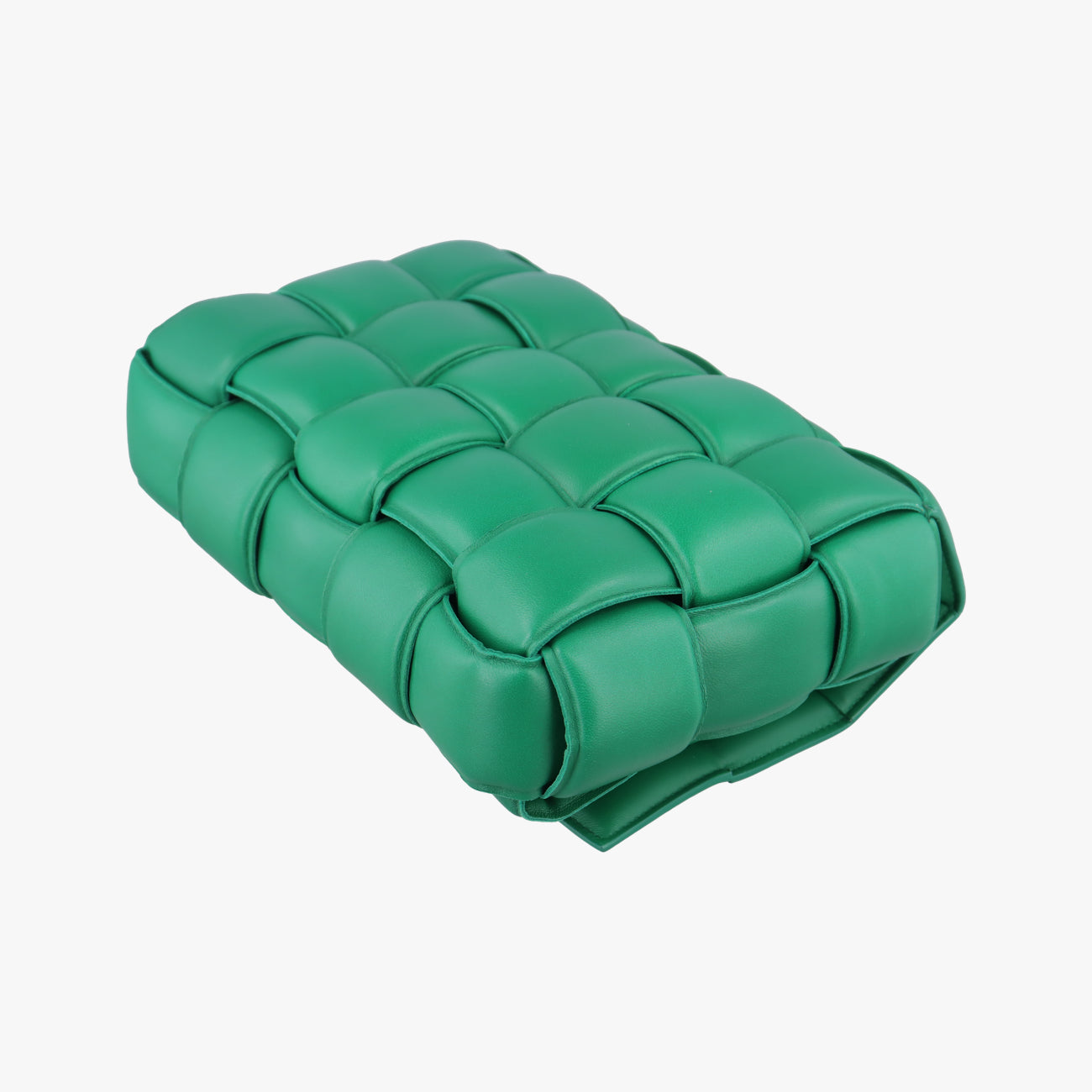 Padded CassetteGreenlambskinB09363002Wパデッド カセットグリーンラムスキンB09363002W