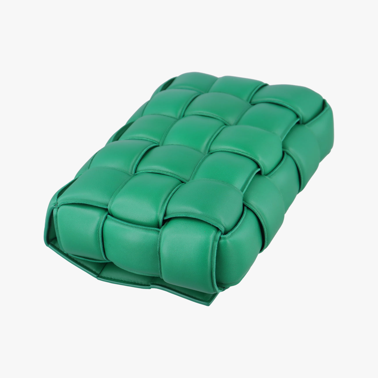 Padded CassetteGreenlambskinB09363002Wパデッド カセットグリーンラムスキンB09363002W