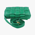 Padded CassetteGreenlambskinB09363002Wパデッド カセットグリーンラムスキンB09363002W