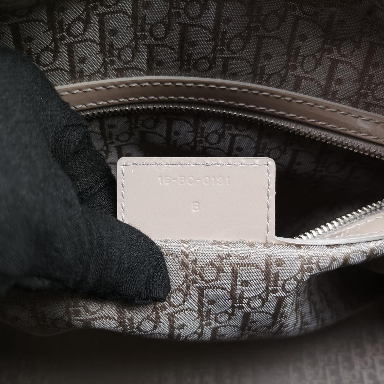 Lady DiorGrayPatent16-BO-0191 Bレディディオールグレーパテント16-BO-0191 B