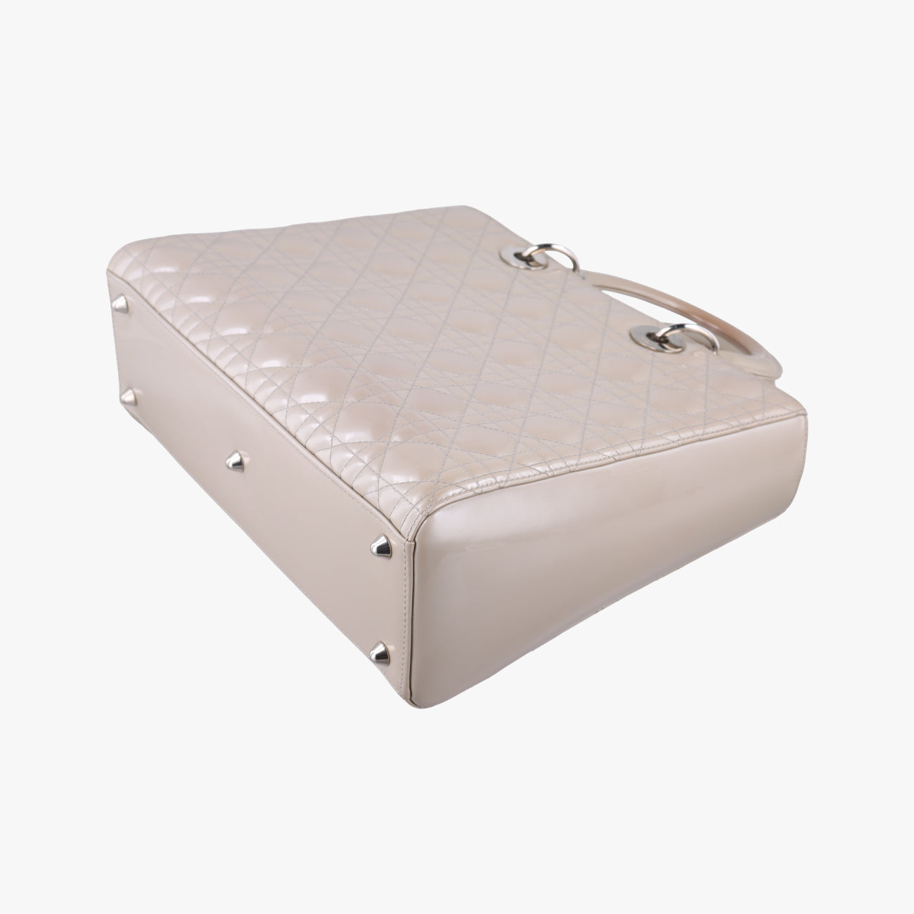 Lady DiorGrayPatent16-BO-0191 Bレディディオールグレーパテント16-BO-0191 B
